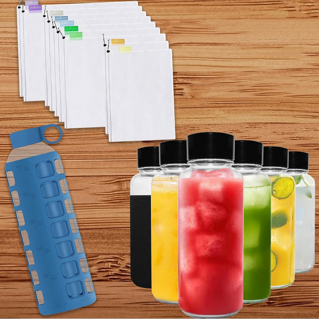 Purifyou Reusable Produce Bags (Set of 9)