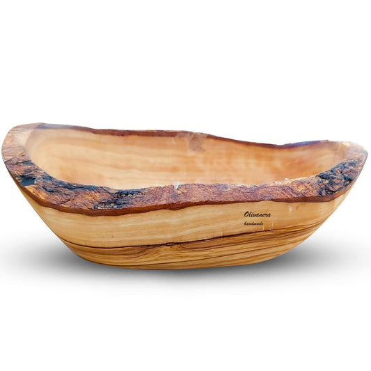 OLIVANERA Olive Wood Rustic Dipping Bowl 6 * 3 * 3 Inch