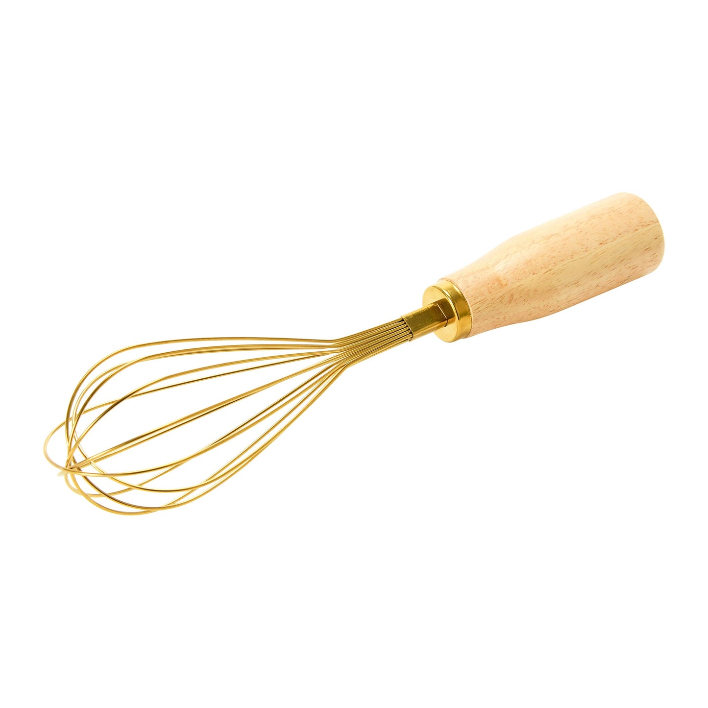 "Bloomingville Whisk,Standing Stainless Steel Wood Handle,