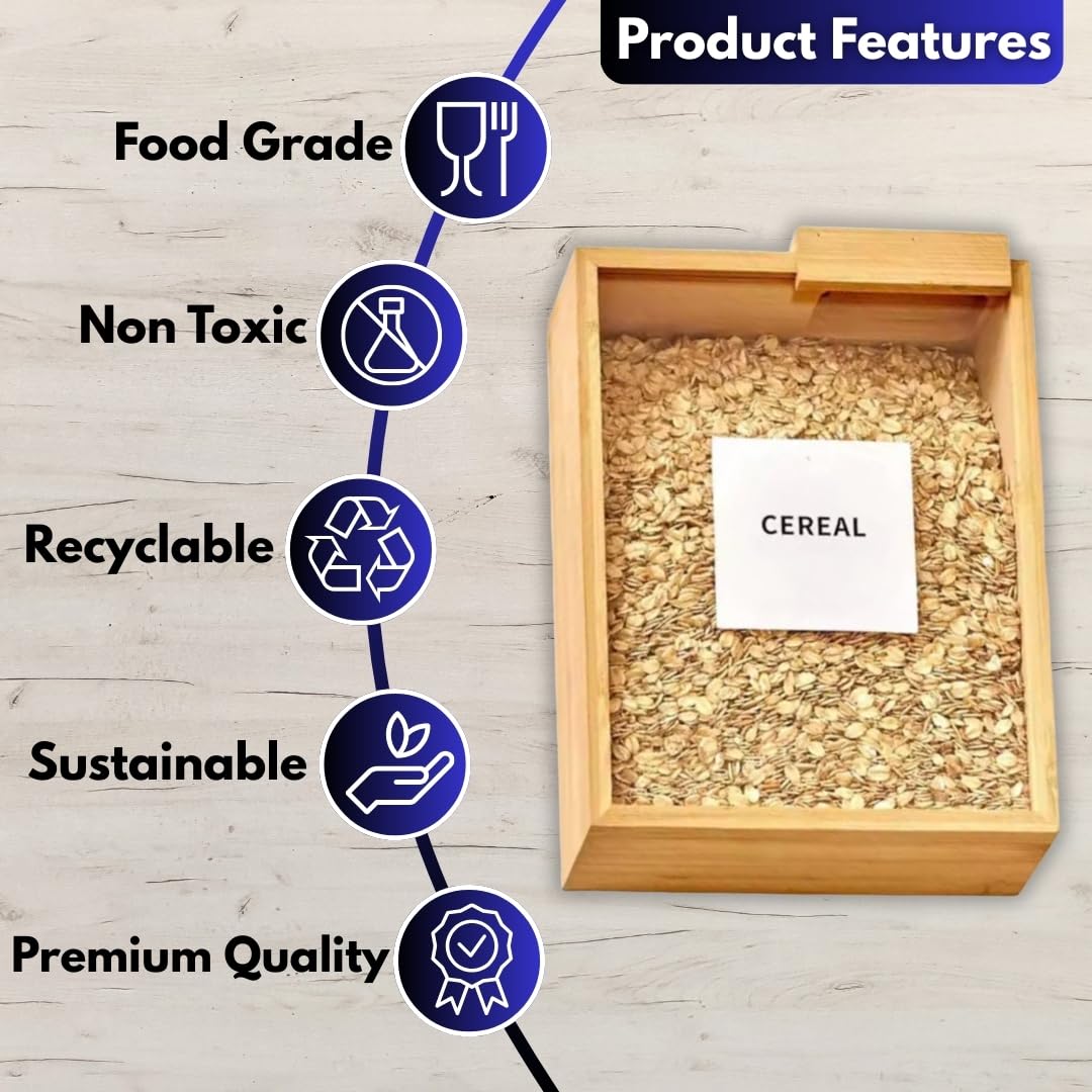 SimpleNest Bamboo Food Storage Containers 2.4L