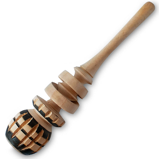 Authentic Artisanal Molinillo Hot Chocolate Frother - Handmade Wooden Whisk