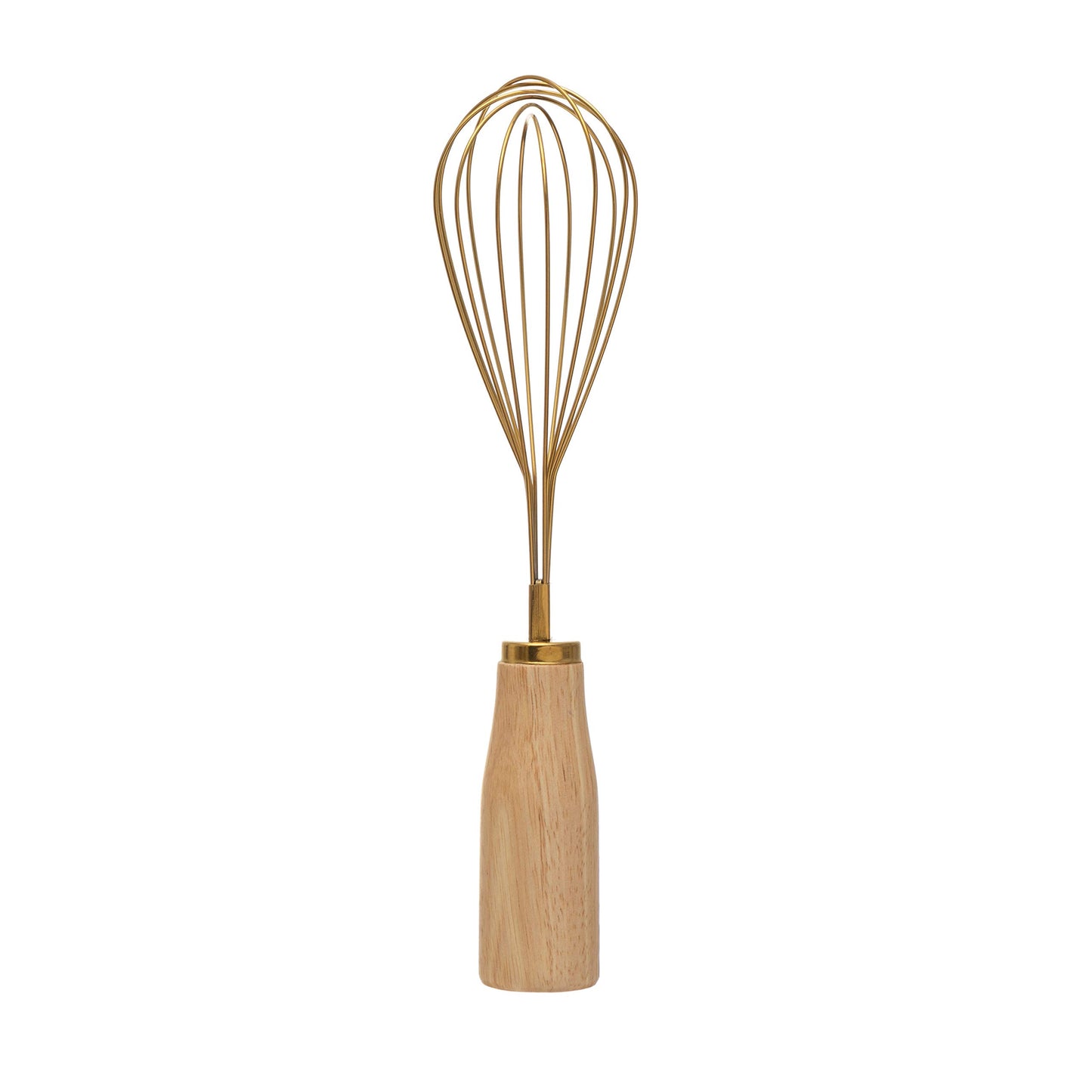 "Bloomingville Whisk,Standing Stainless Steel Wood Handle,