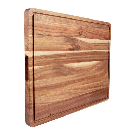 Large Acacia Wood Cutting Boards for Kitchen, 24 x 18 Inch