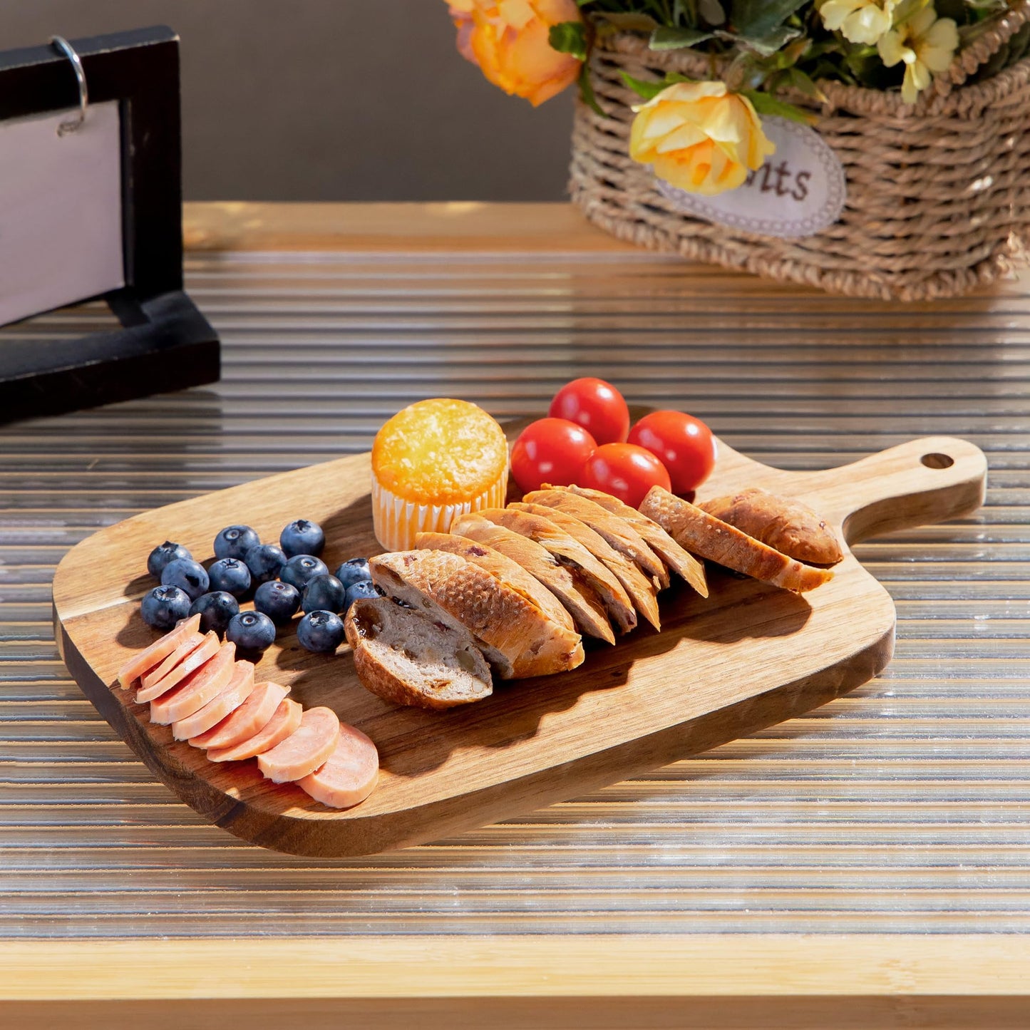 Kitchen Utensils Wooden Cutting Board and Durable Cutting Board with Handles