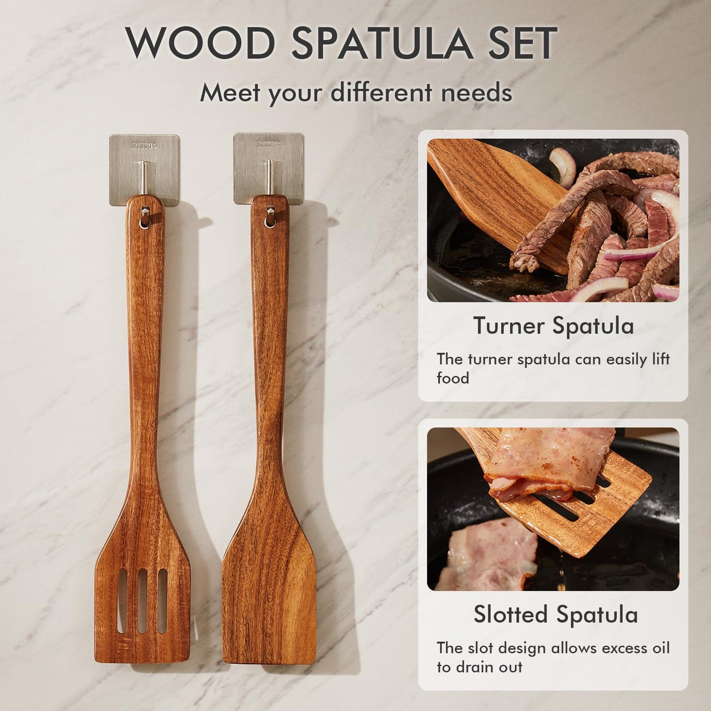 CHOSIN Wood Cutting Board, Acacia Chopping Board with Juice Groove - 16"x12"