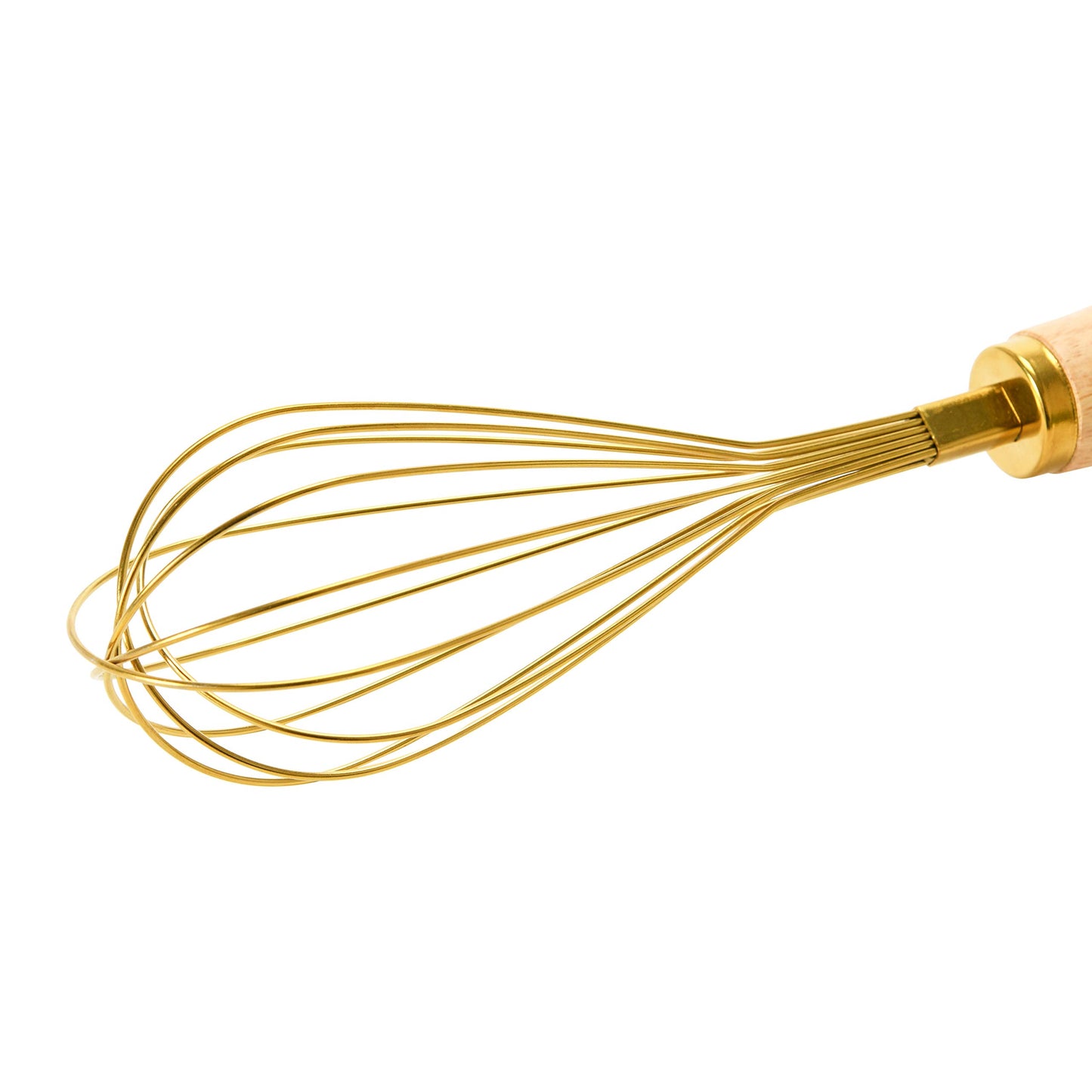 "Bloomingville Whisk,Standing Stainless Steel Wood Handle,