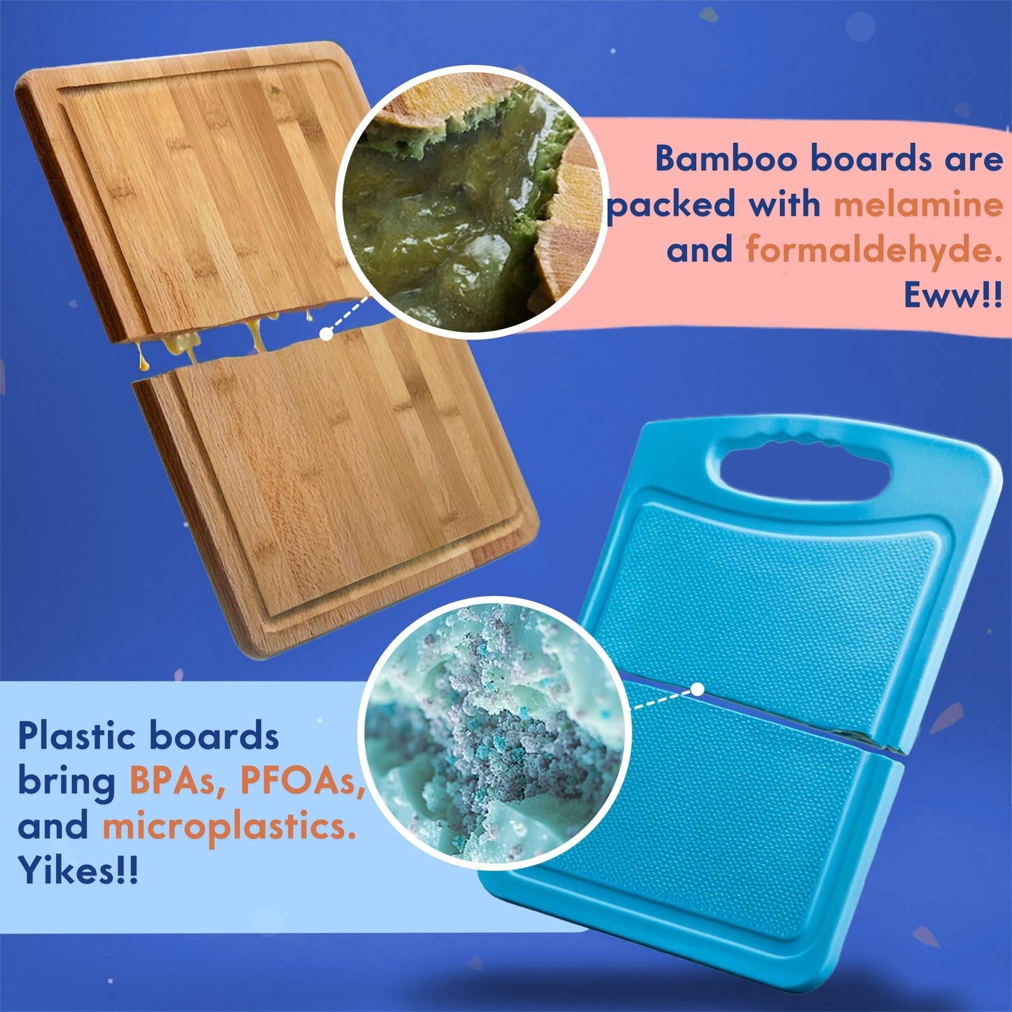 Non Toxic Wood Cutting Board - Conditioned with Natural Beeswax Flaxseed & Lemon Oil